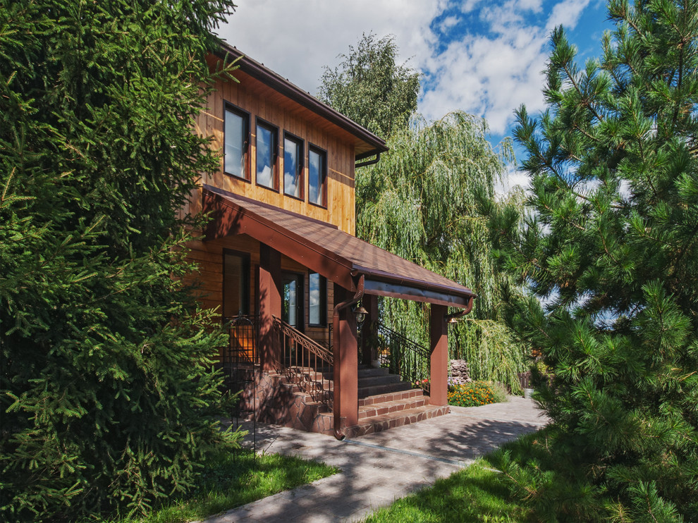 боковой вход на веранду