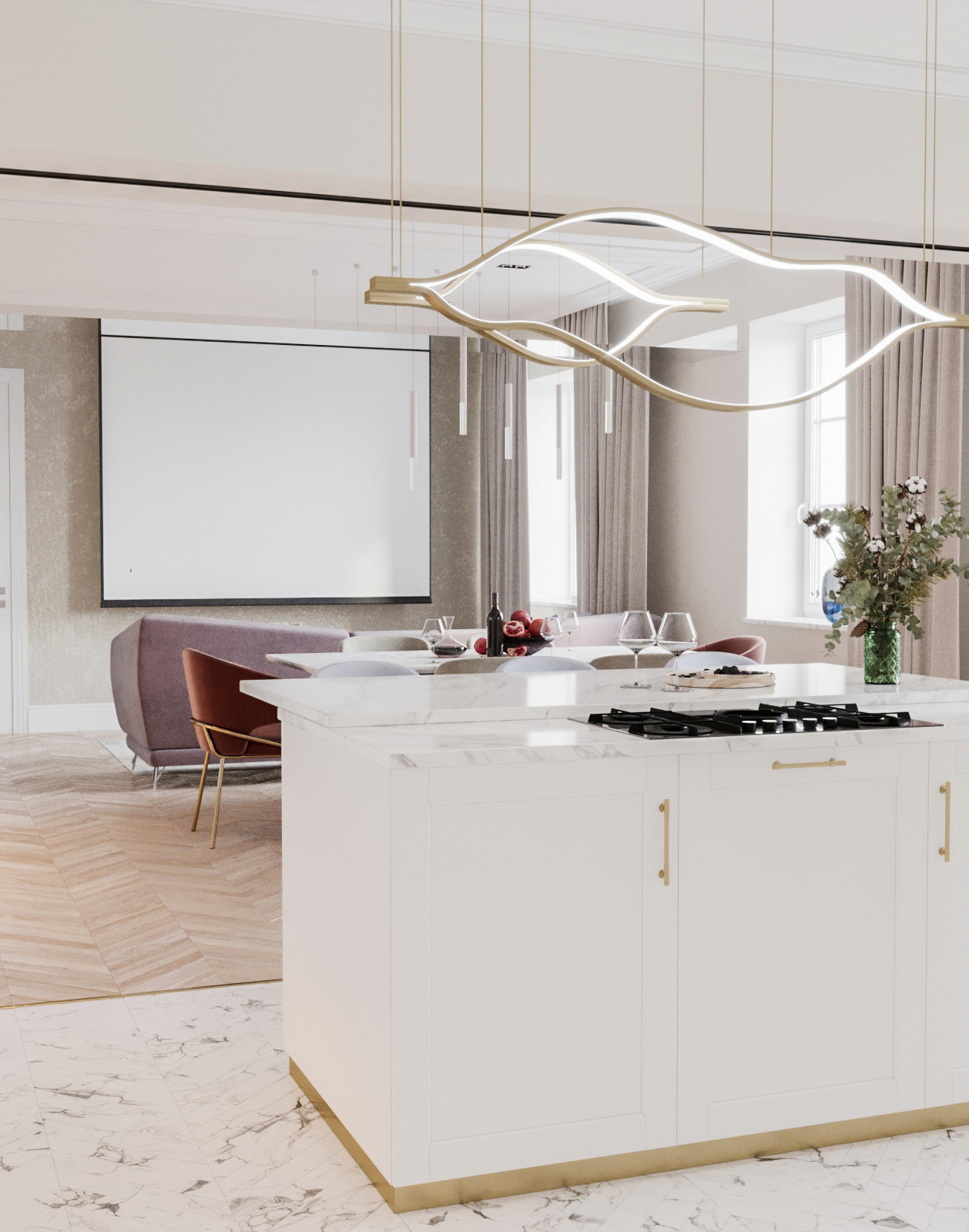 Квартира в Екатеринбурге 137 м2