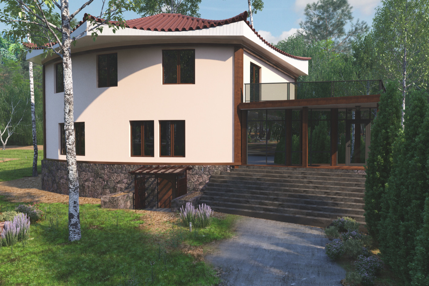 Дизайн-проект дома в Сазонках