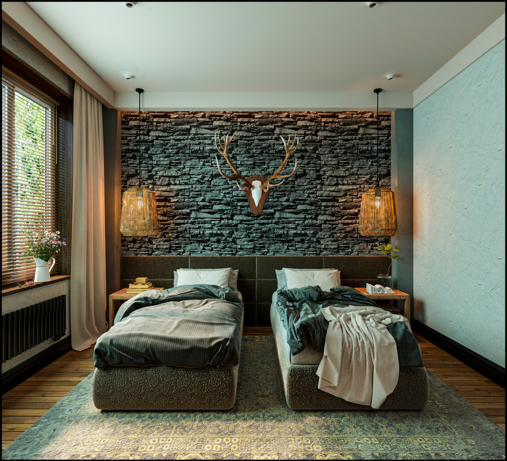 Дизайн апарт комплекса/гостиницы в стиле шале 250 м2