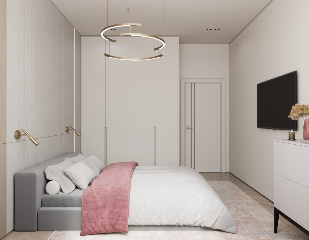 Современный минимализм спальня 1