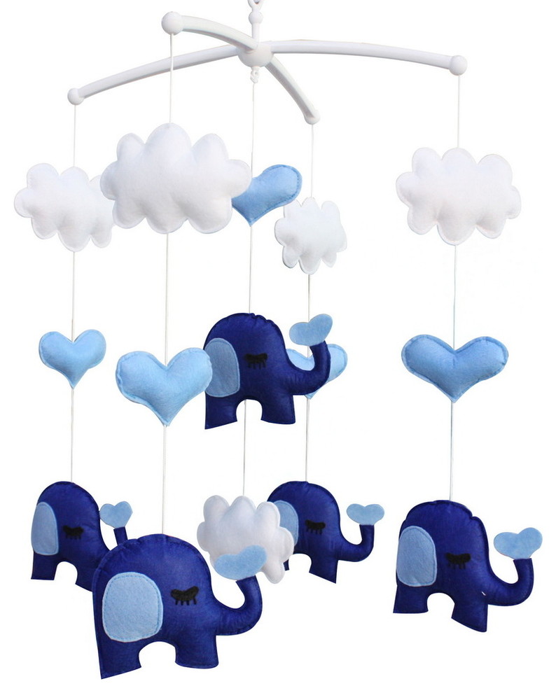 baby boy musical mobile