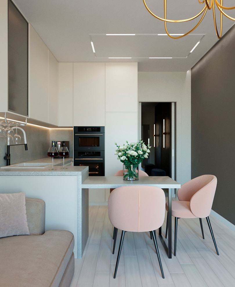 Квартира для молодой семьи в стиле эклектика