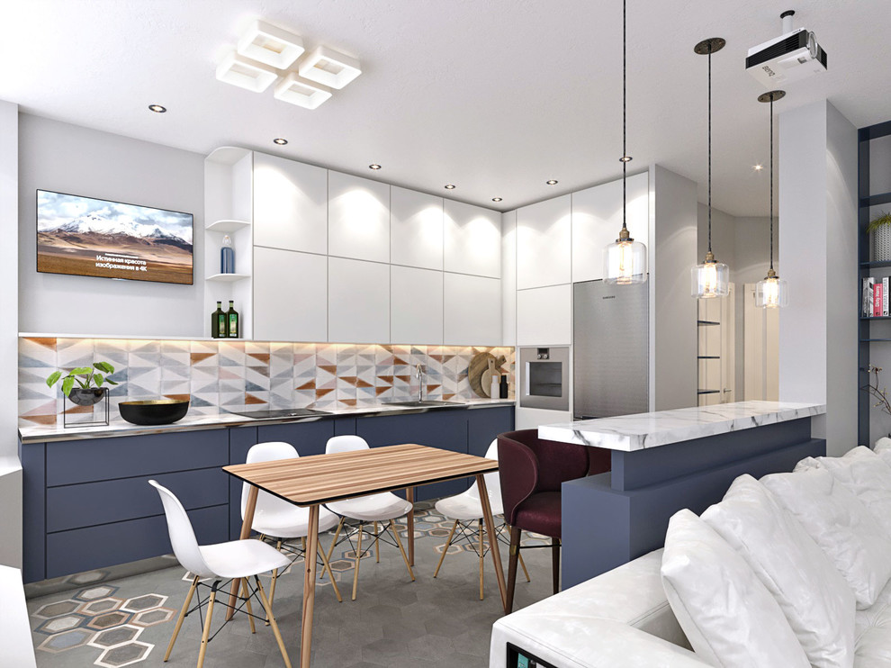 Вид на кухню.