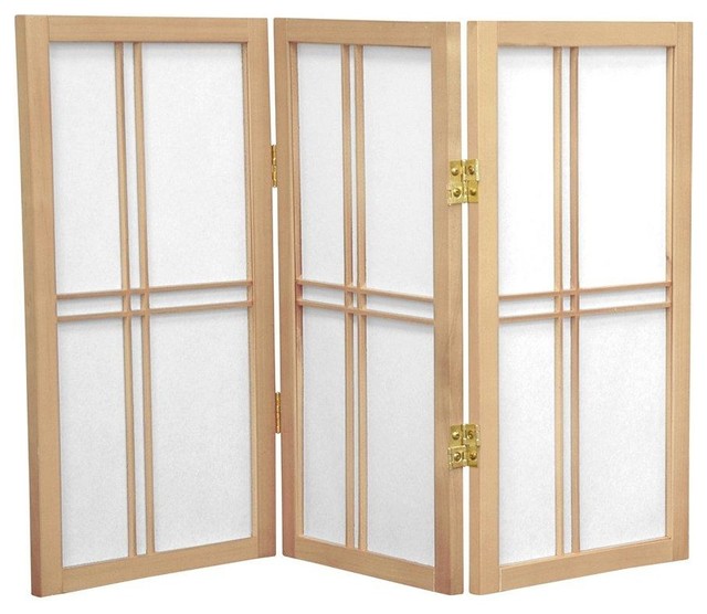 Shop Houzz Oriental Furniture 2 ft. Tall Desktop Double Cross Shoji