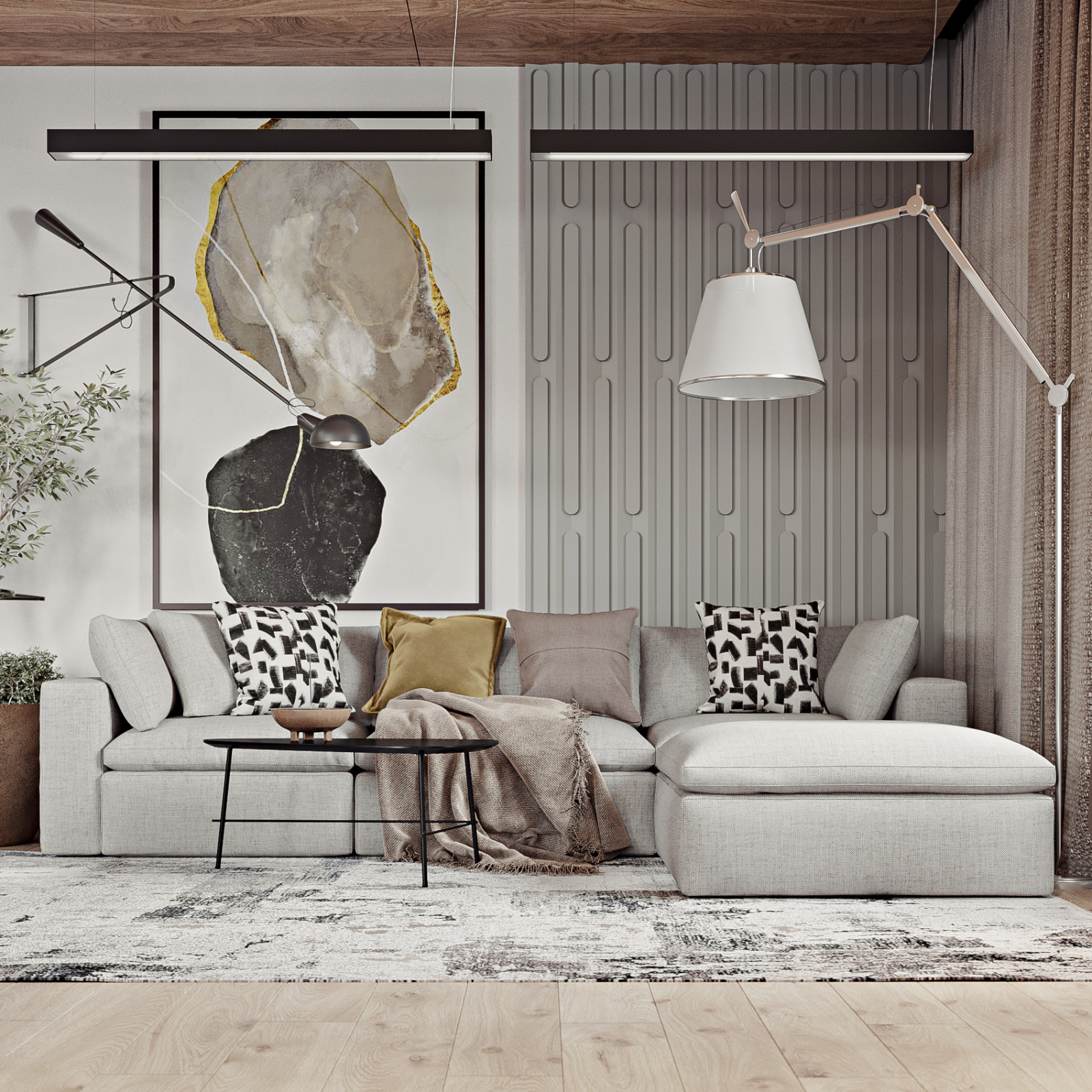 Дизайн интерьера дома в Новофедоровском