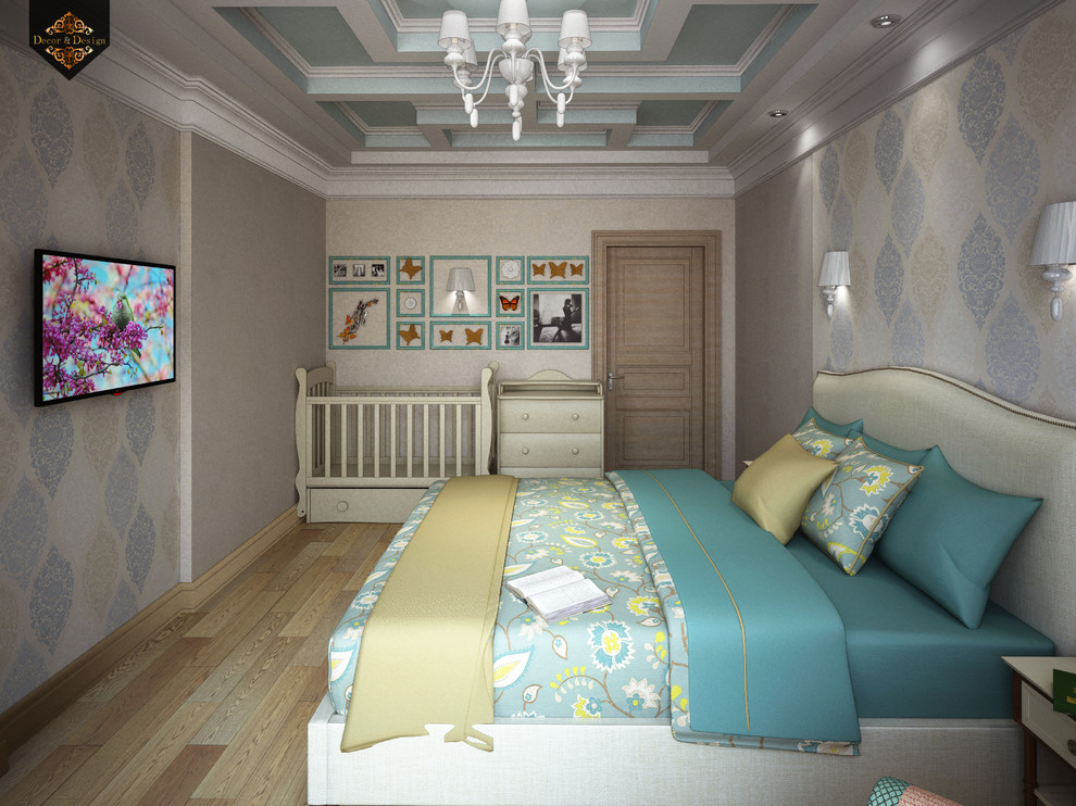 "Фьюжн в интерьере"трехкомнатная квартира в Казани по ул. Муштари