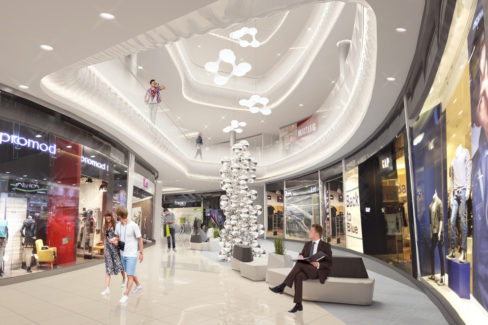 Дизайн интерьера МФК "Полежаевский"