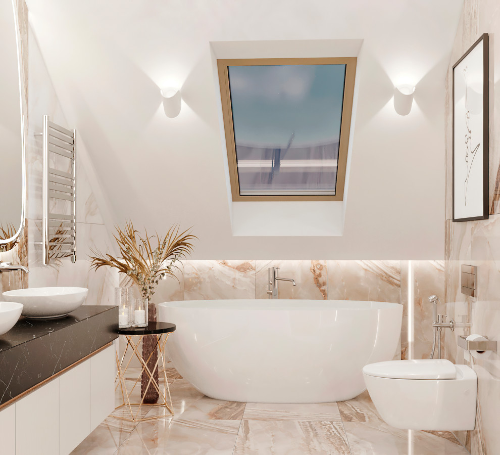 Ванная комната и гостевой санузел в доме в г. Речица