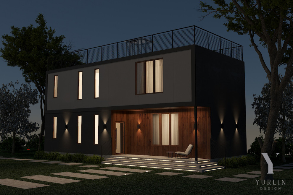 Проект  частного дома из ЛСТК