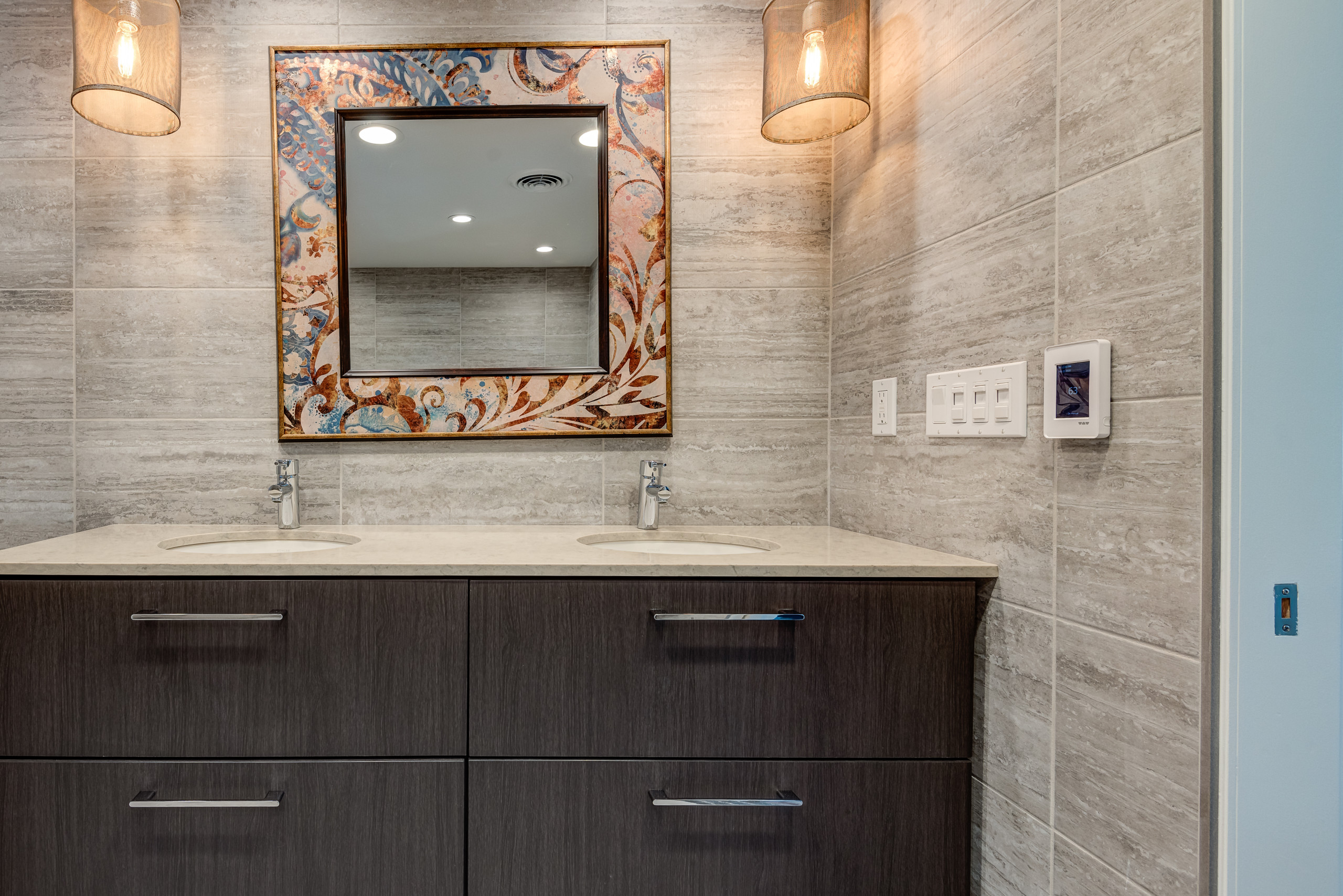 Modern Contemporary Bathroom Urbana IL