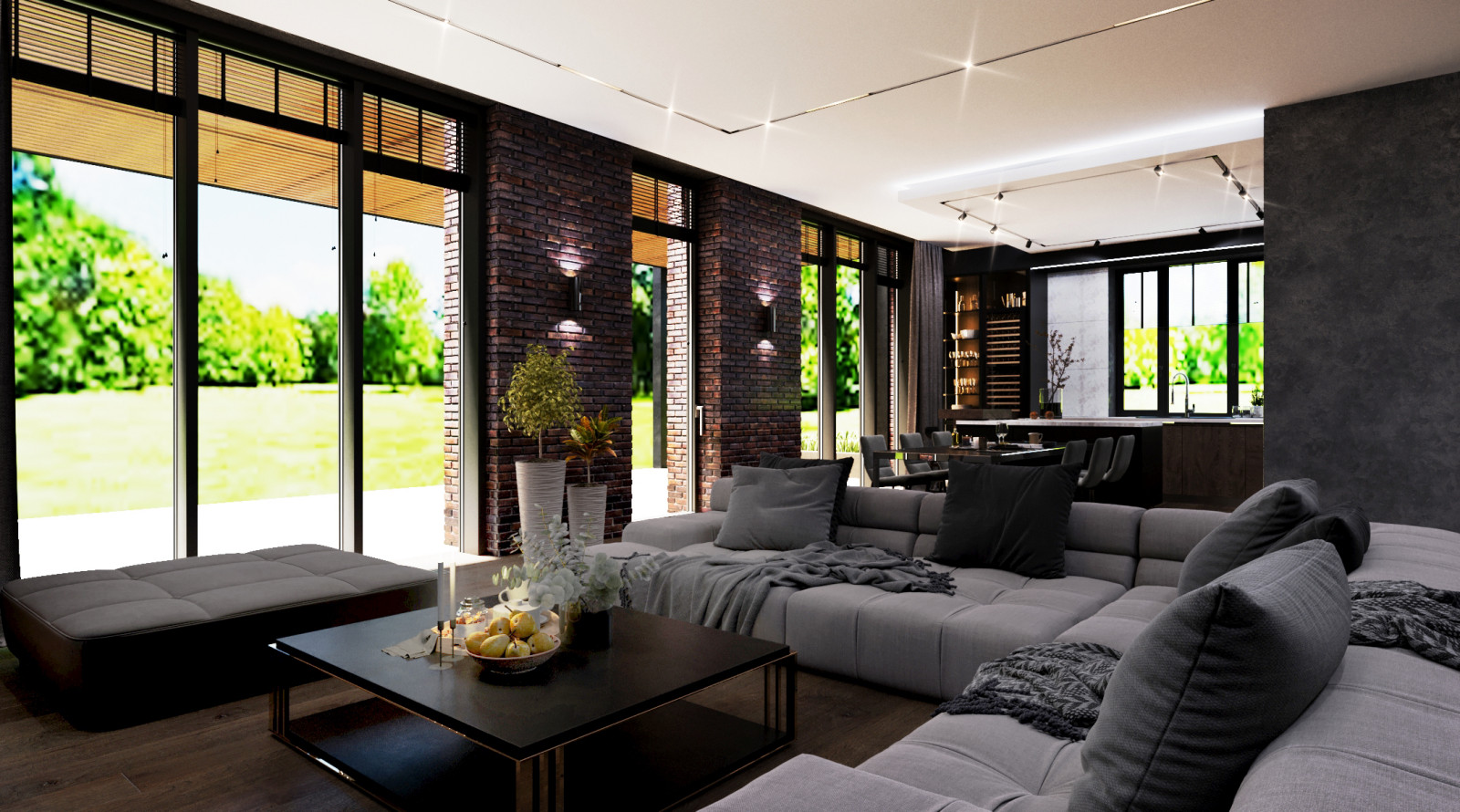 Чувство стиля. Кухня-Гостиная-Столовая.