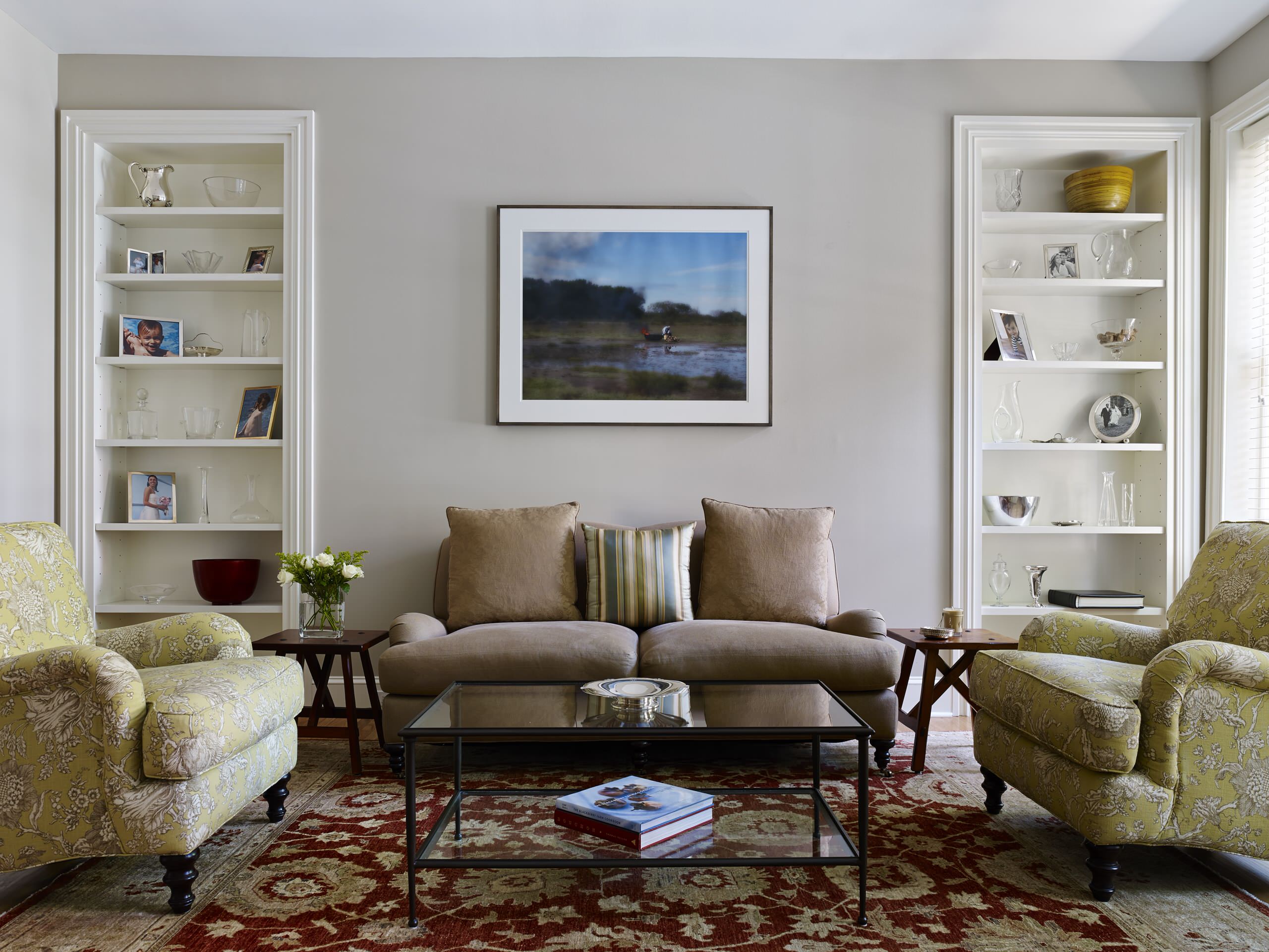 farmhouse revere pewter living room