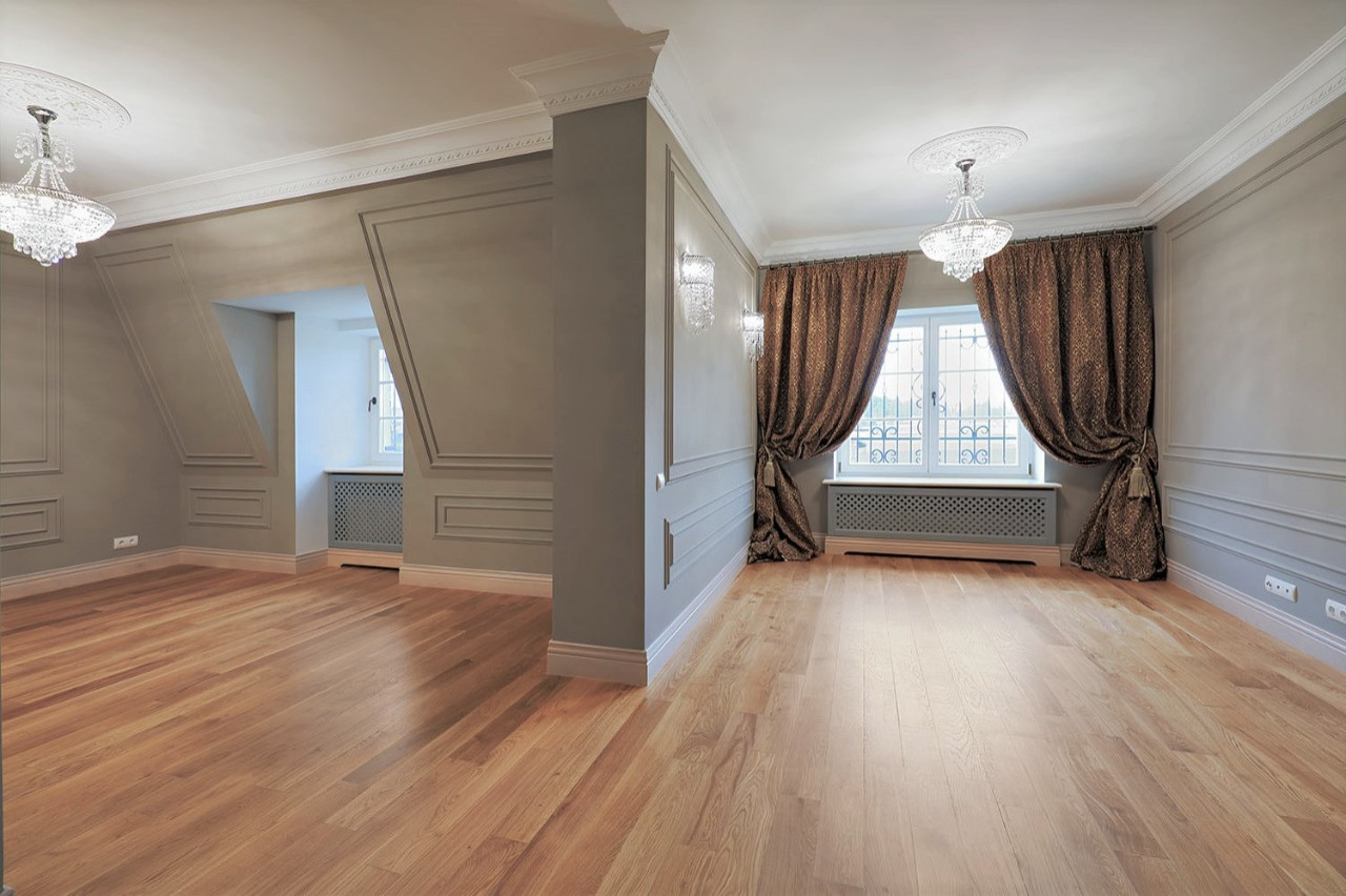 Инженерная доска американский орех, лак