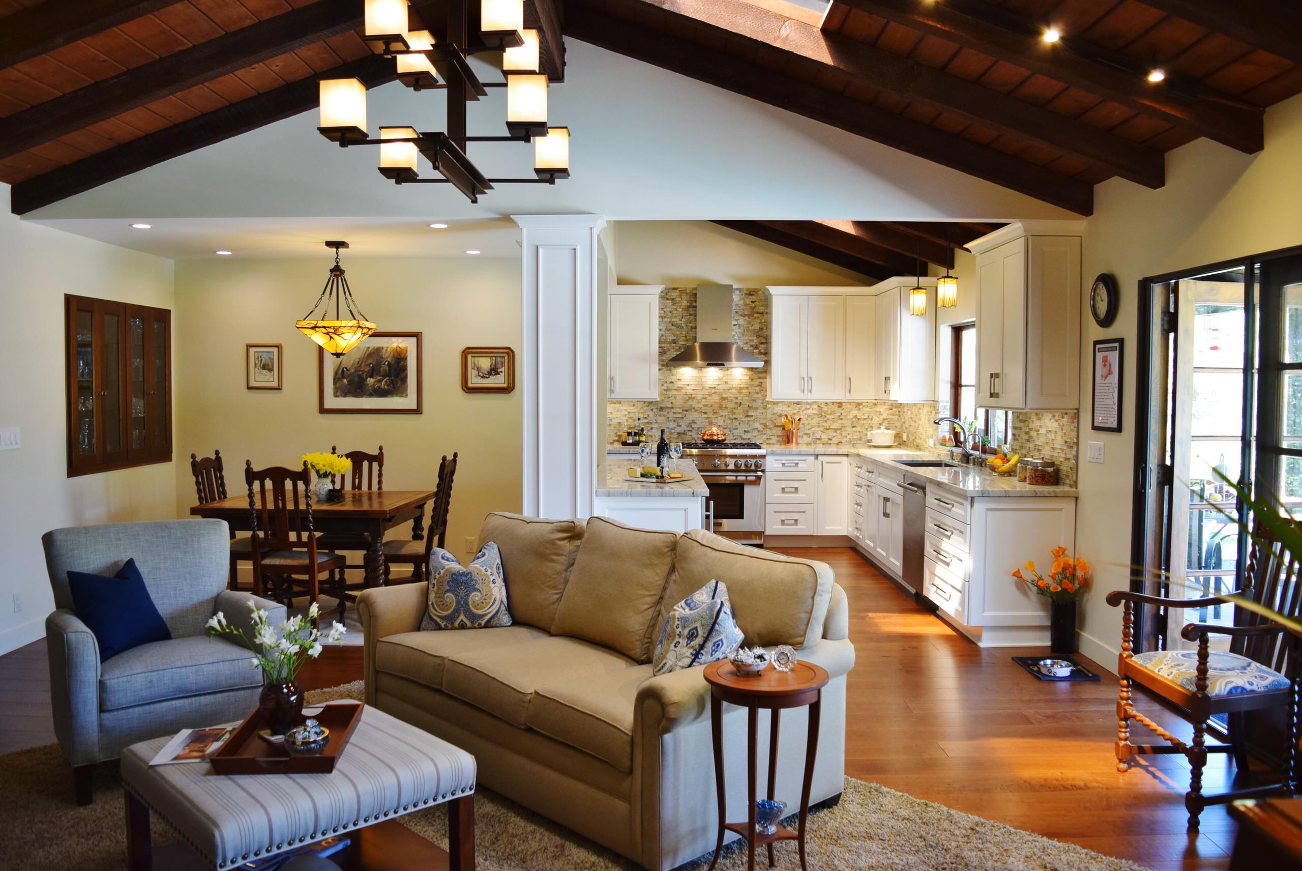 The Nash Craftsman/Transitional Kitchen and Family Room Remodel-Studio City, Ca.