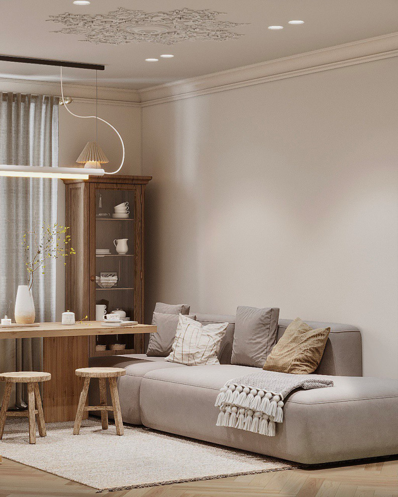 Квартира в парижском стиле в ЖК Звезда, 46 м2