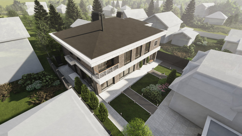 Проект жилого дома в г. Краснодаре для семьи с 5 детьми.