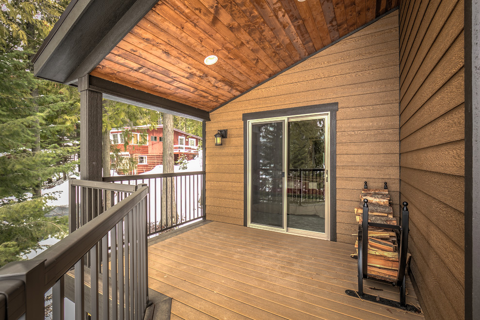 Home design - rustic home design idea in Seattle