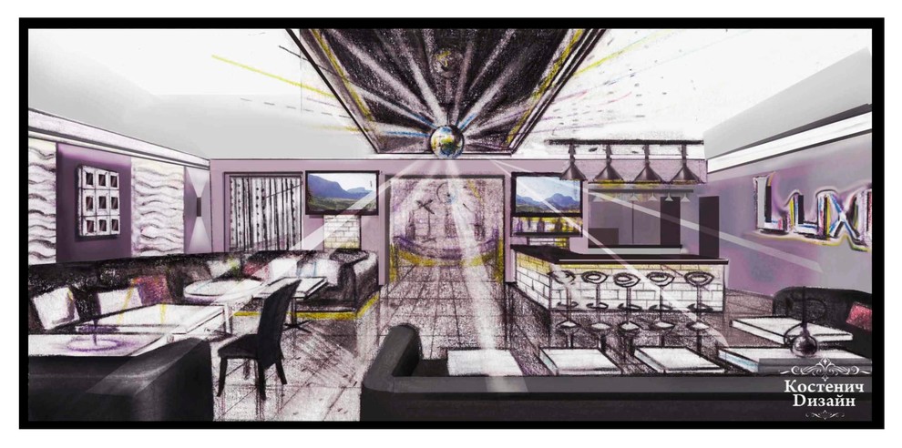 Дизайн-проект караоке бара