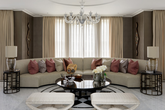 Windfall transitional-living-room