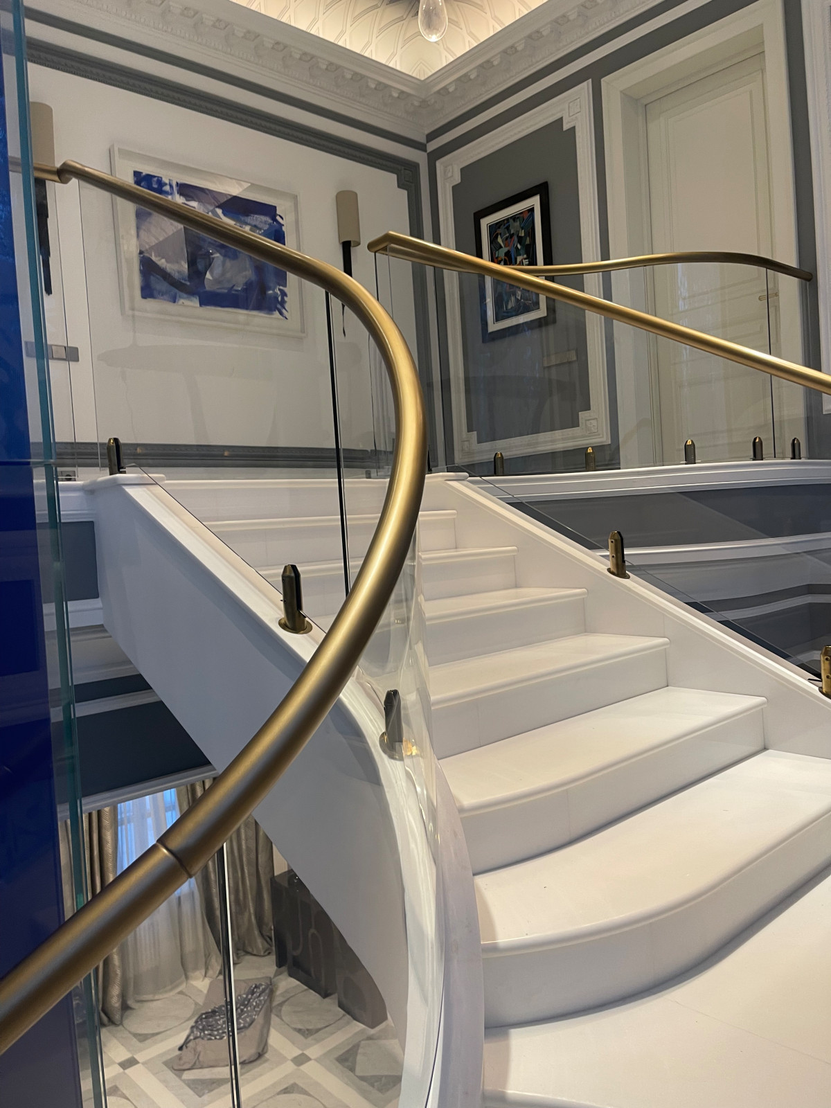 Ограждение Стекло-Поручень