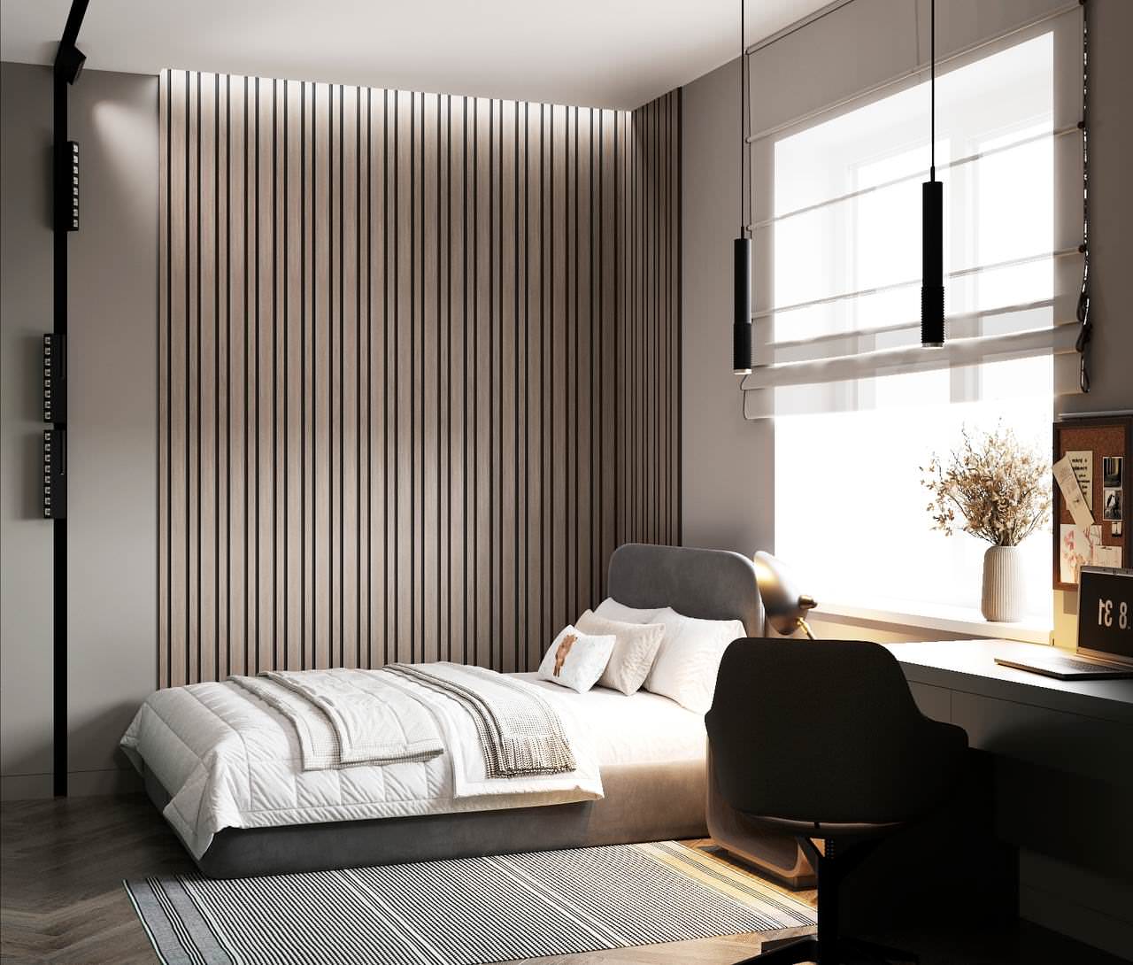 ДИЗАЙН ПРОЕКТ С ОЛИВКОВЫМИ ОТТЕНКАМИ