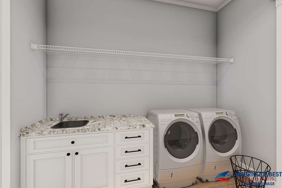 Modern Farmhouse Plan 041-00230 - Farmhouse - Laundry Room - Atlanta ...