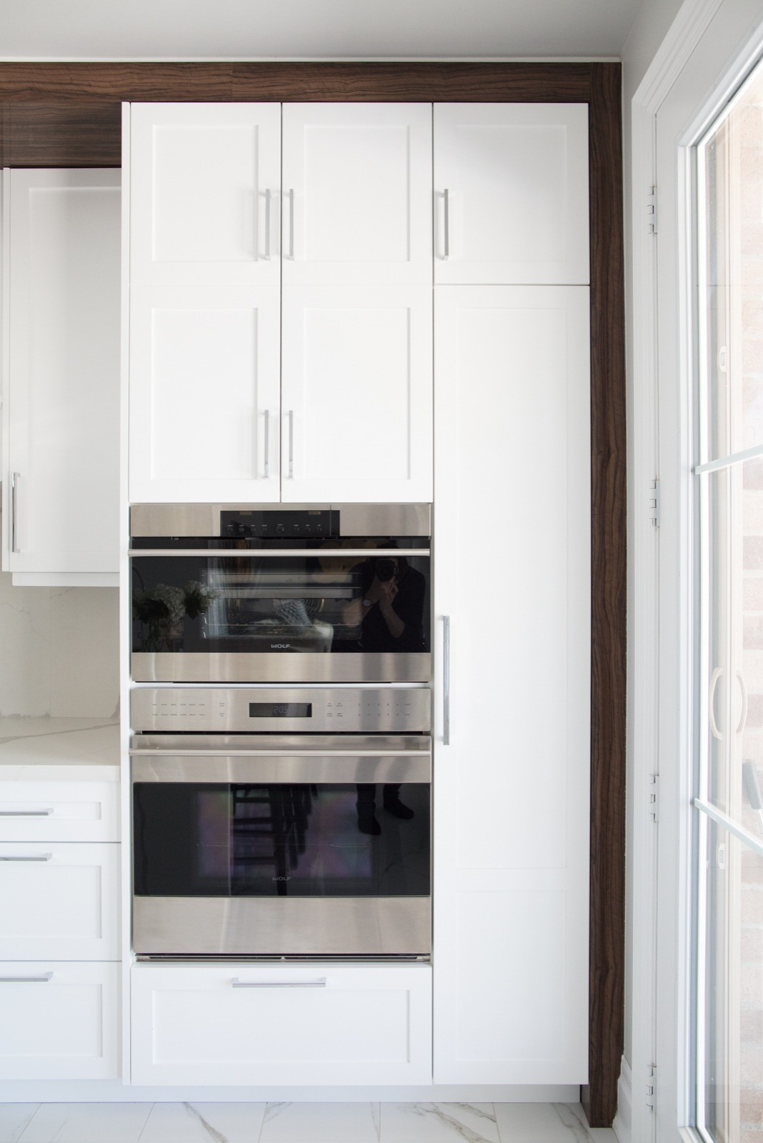 Кухня МДФ белая эмаль Сочи