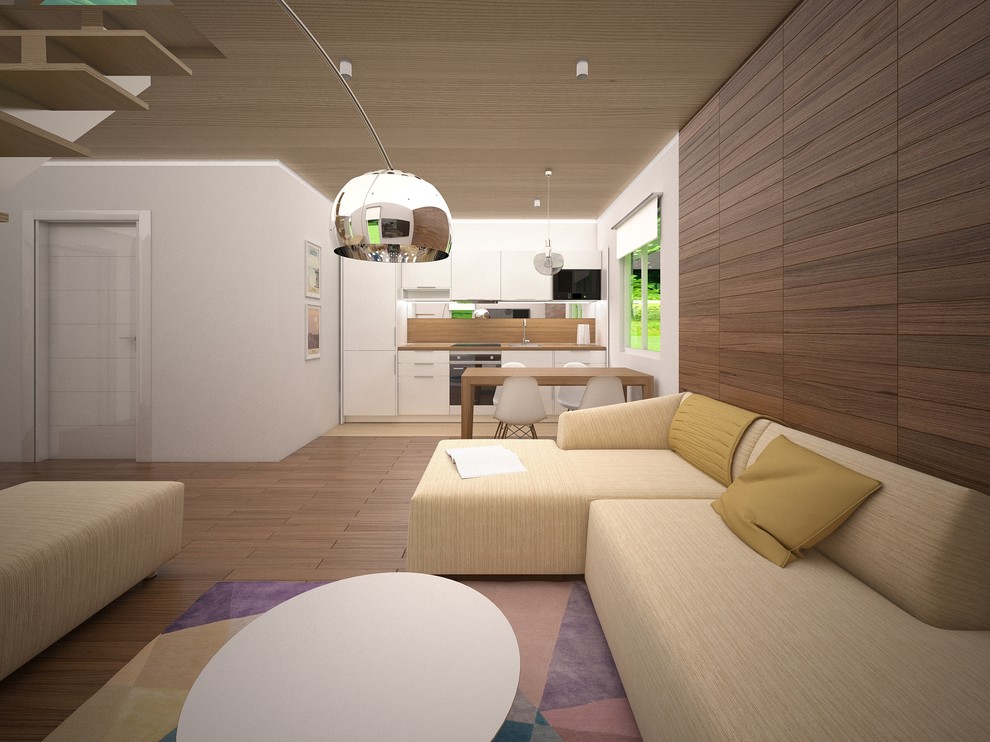 2 этажный дом 72 кв.м., интерьер в Скандинавском стиле.