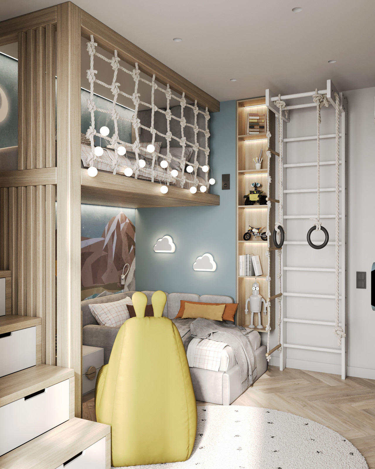 Небольшая квартира для семьи