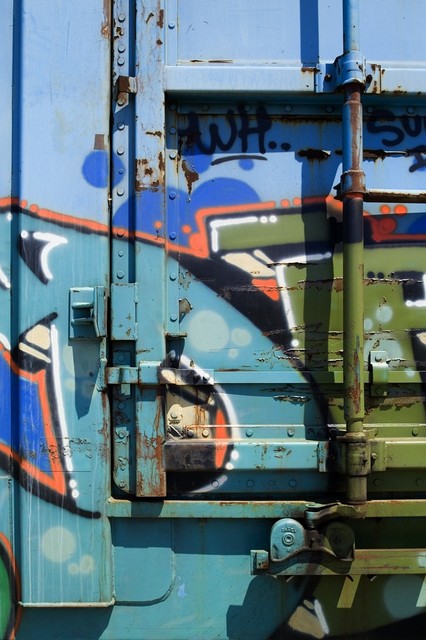 "Fourteen - Train Graffiti" Artwork
