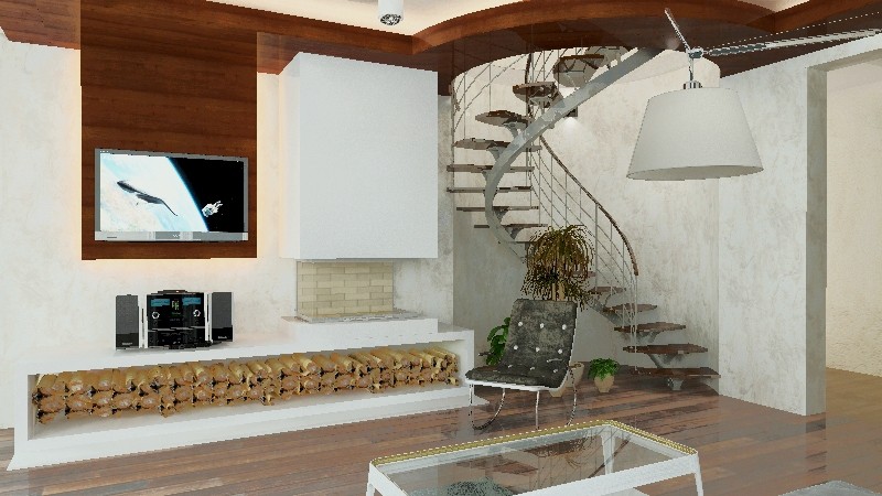 Дизайн-проект интерьера загородного дома в Кондакопшино