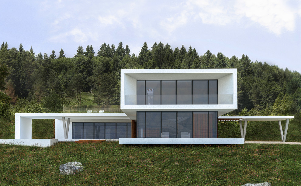 Проект дома на рельефе