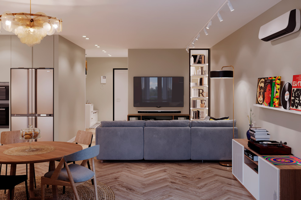 Квартира в мягких оттенках