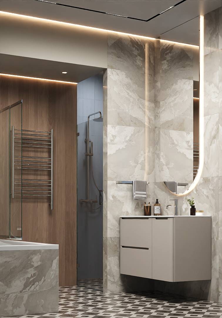 Однокомнатная квартира ЖК Грани