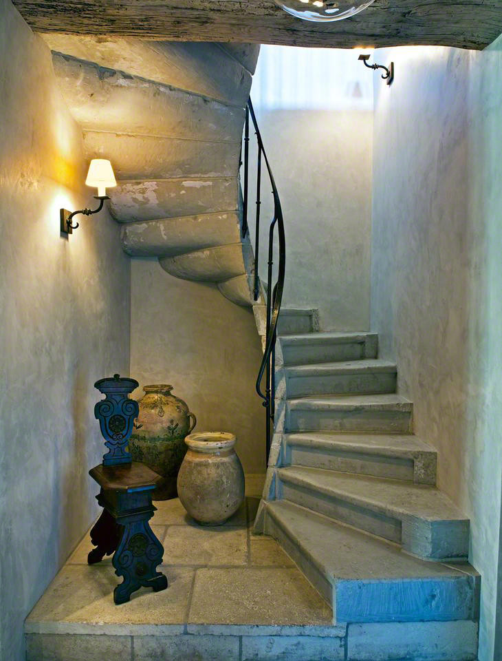 Staircase - southwestern staircase idea in San Diego