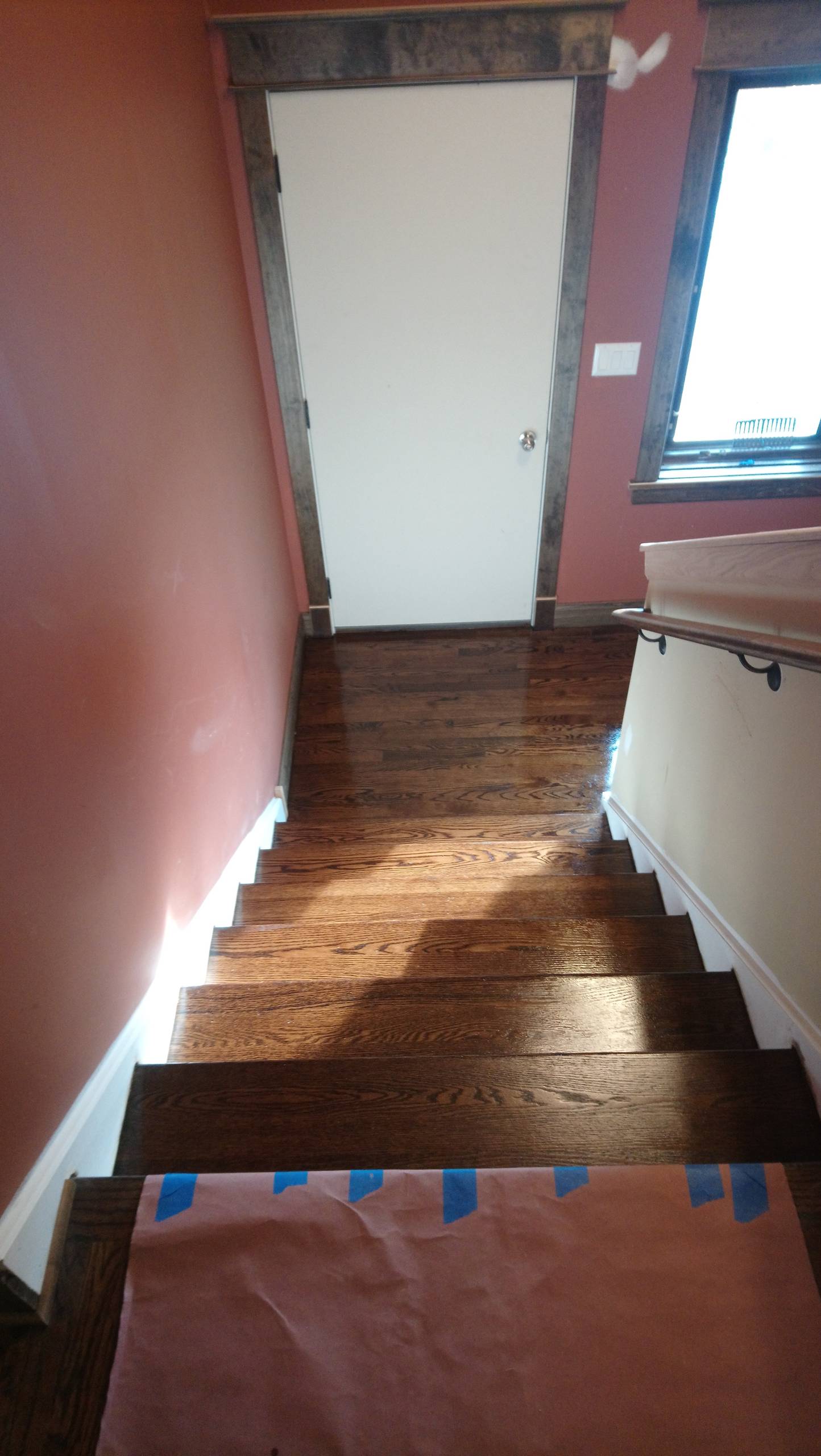 Stair refinishing