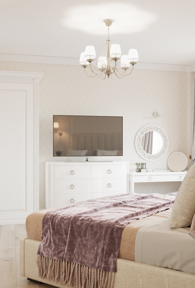 Современная классика в пастельных тонах. ЖК Рассказово, 100 кв.м.