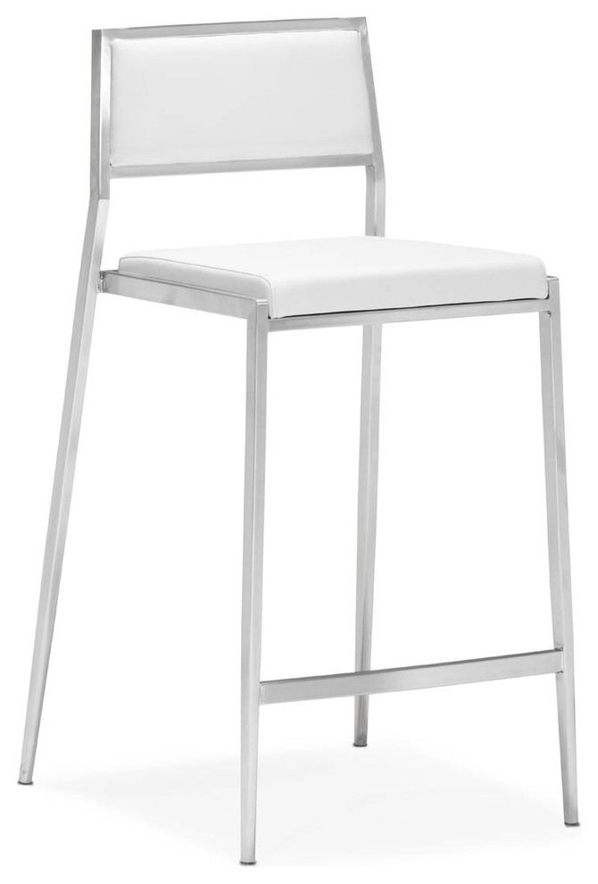 Lenoir Counter Chair White - Set of 2
