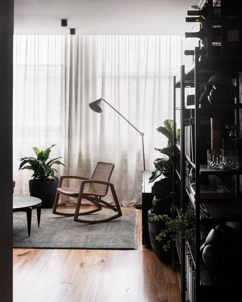 Urban living room photo in Melbourne