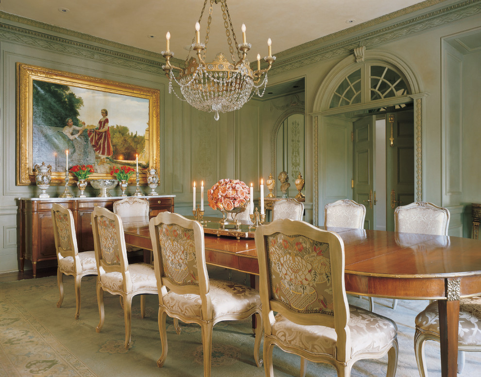 Photo of a traditional dining room in Atlanta.