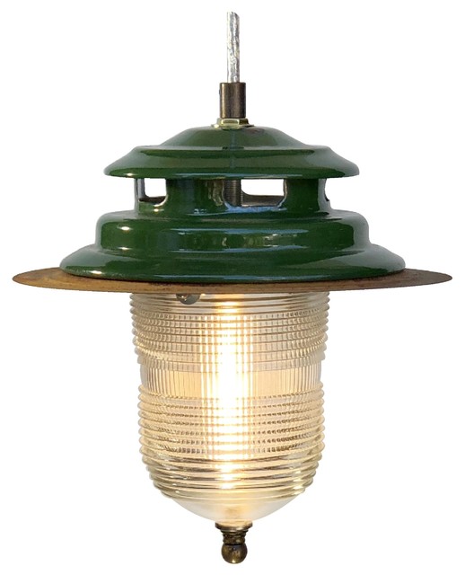 Runway Light Pendant Lantern Antique Coleman Vent Hood 500 Lumen Lantern Antique Coleman Vent Hood
