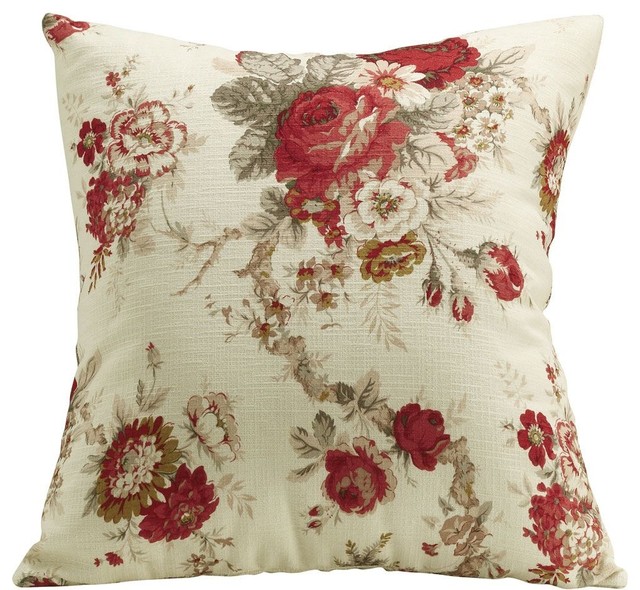 Accent Pillow, Rose Floral - Set of 2