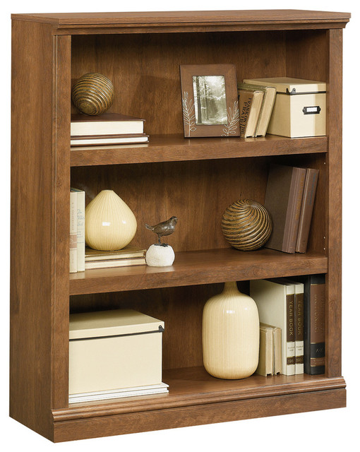 Select 3 Shelf Bookcase Transitional Bookcases By Sauder