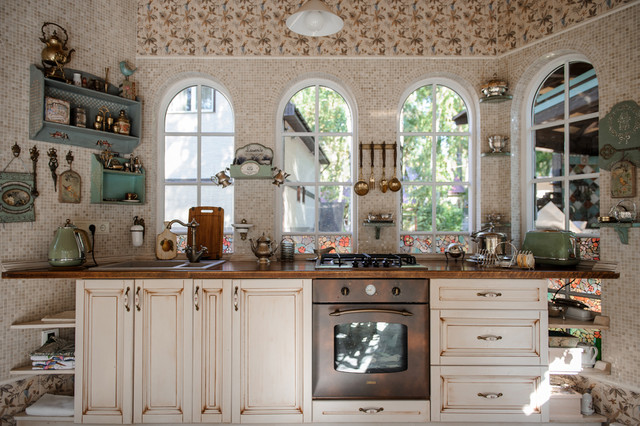 Участок мечты shabby-chic-style-kueche