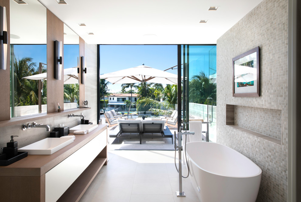 Miami Beach 3 Contemporary Bathroom Miami by Whitecap