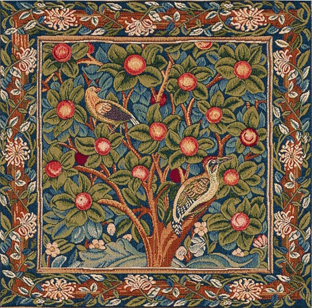 Tapestry porch  wall blanket Bedroom mural William Morris Woodpecker New