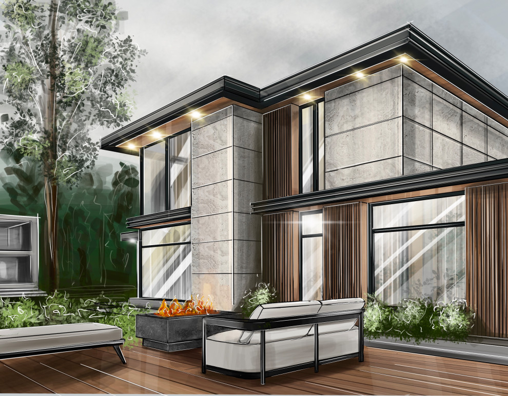 Скетч визуализации архитектуры