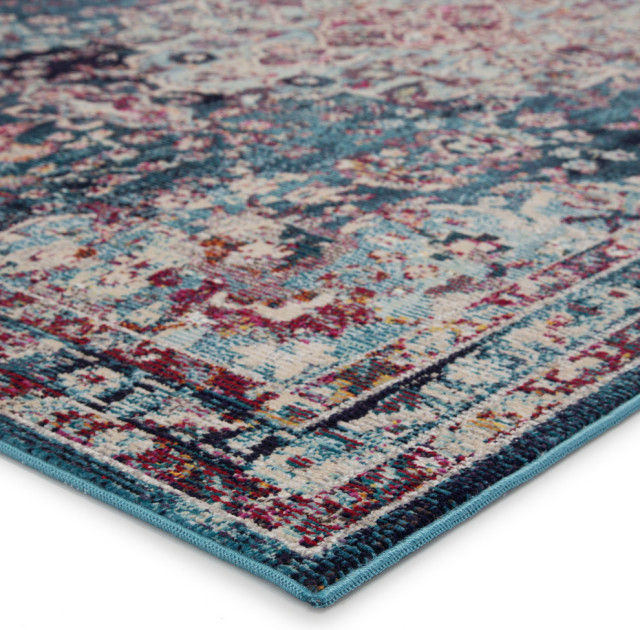 Jaipur Living Loren Medallion Teal/Turquoise Area Rug, 7'10"x9'10"