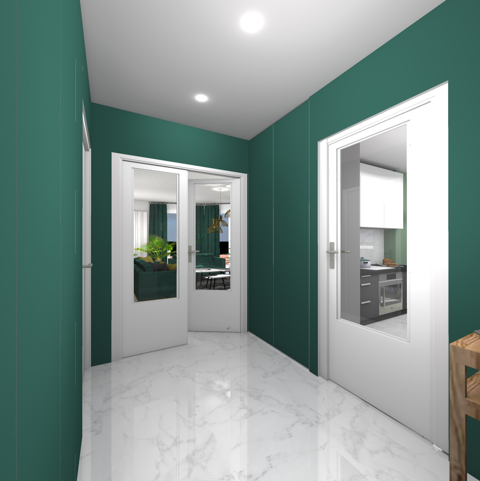 ターコイズブルーのおしゃれな玄関の画像 75選 - 2026 年 10月 | Houzz